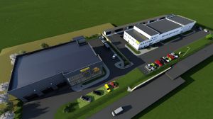Дизайн проект сервисного центра Ponsse в индустриальном парке YIT Greenstate