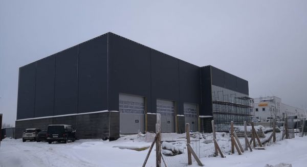 Проект строительства сервисного центра Ponsse в индустриальном парке YIT Greenstate